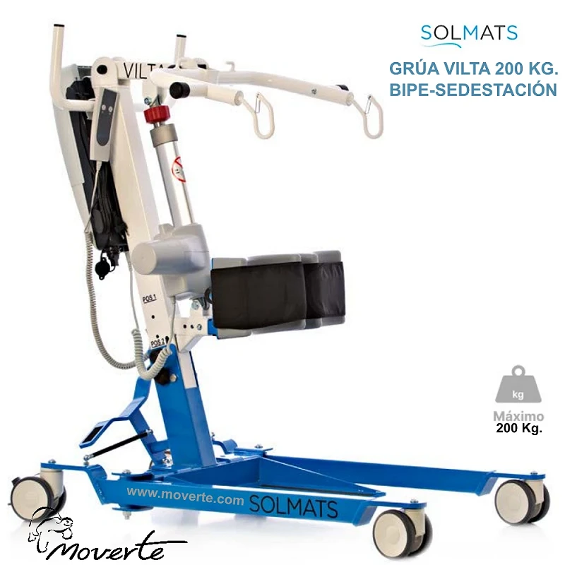 GRÚA DE BIPE-SEDESTACIÓN SOLMATS VILTA 200 kg