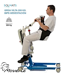 GRÚA DE BIPE-SEDESTACIÓN SOLMATS VILTA 200 kg