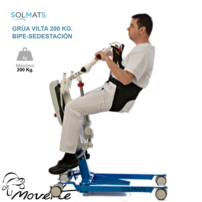GRÚA DE BIPE-SEDESTACIÓN SOLMATS VILTA 200 kg