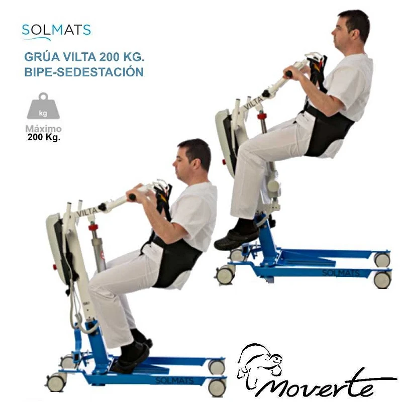 GRÚA DE BIPE-SEDESTACIÓN SOLMATS VILTA 200 kg