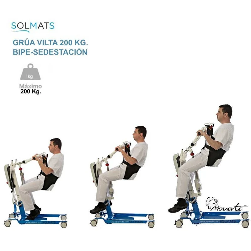 GRÚA DE BIPE-SEDESTACIÓN SOLMATS VILTA 200 kg