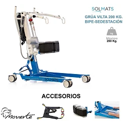 GRÚA DE BIPE-SEDESTACIÓN SOLMATS VILTA 200 kg
