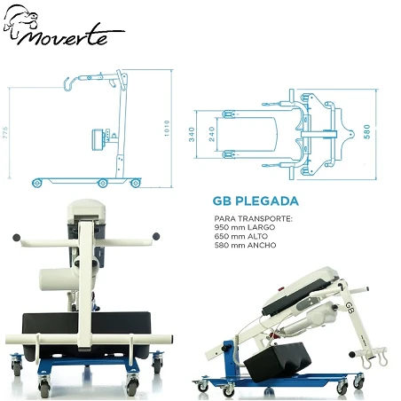 SMS GB ECO - GRÚA DE BIPEDESTACIÓN PLEGABLE