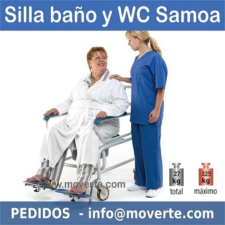 Silla Para Baño Y Ducha Xl Samoa - Ayudas Dinámicas