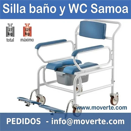 Silla Para Baño Y Ducha Xl Samoa - Ayudas Dinámicas