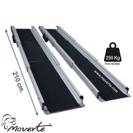 Rampa telescópicas de 210 cm ortopedia moverte