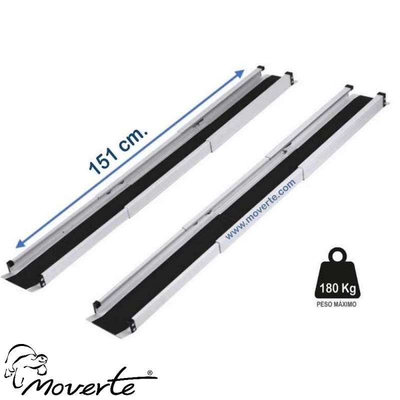 Rampa telescópica de 151 cm  ortopedia moverte