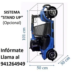Medidas de pie Scooter Litium 4 ruedas