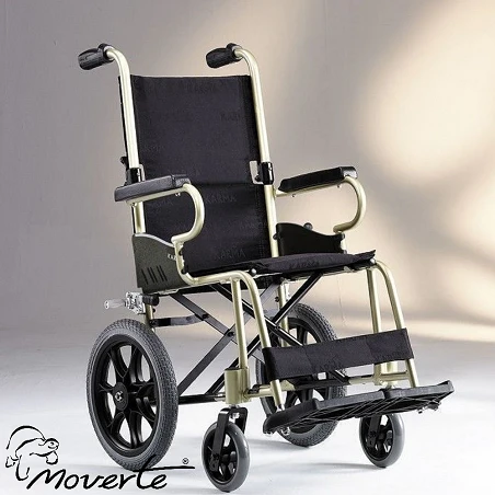 SILLA TRANSIT ALUMINIO ANCHO 40 cm Rueda pequeña 355 mm.