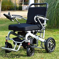 La mejor Silla ruedas eléctrica plegable con mando a distancia Aura