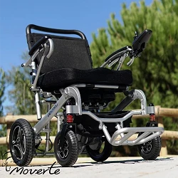 Silla ruedas eléctrica plegable mando a distancia Aura