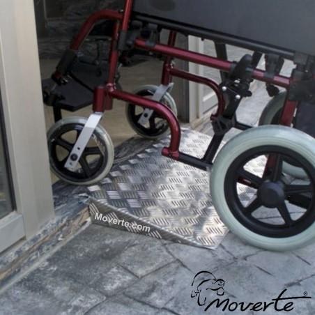 Rampa cuña acero para escalones de 10 a 16 Cm..