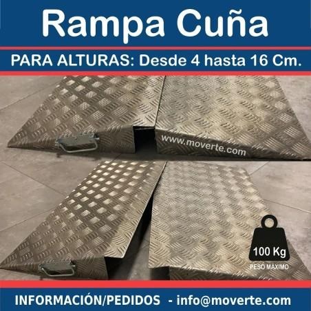 Cuña de acero para alturas de 10 a 16 Cm. ortopedia moverte.addisnetwork.es