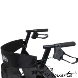 Rollator todoterreno plegable con frenos de maneta