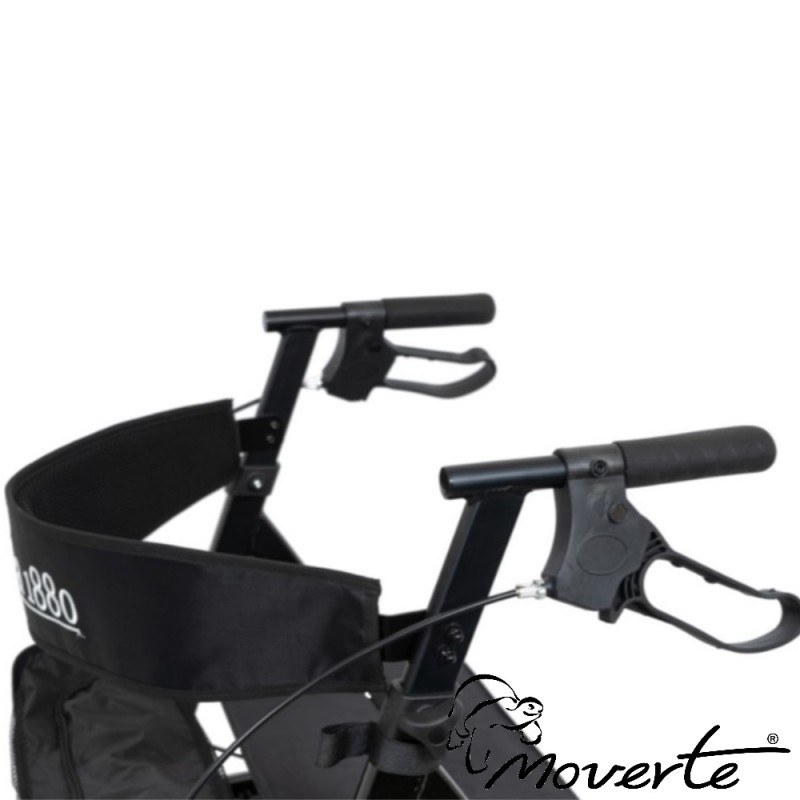 Rollator todoterreno plegable con frenos de maneta