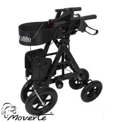 Rollator todoterreno con ruedas grandes plegable