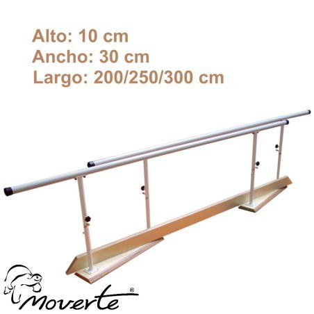 Separador para Paralelas de 2-2,5 o 3 m. Vista Plegada