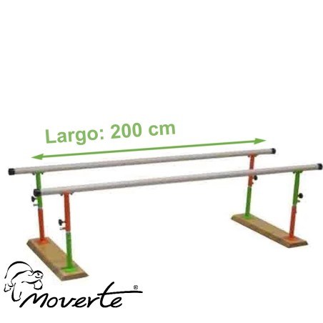 Paralela infantil  2 metros plegable y regulable en altura