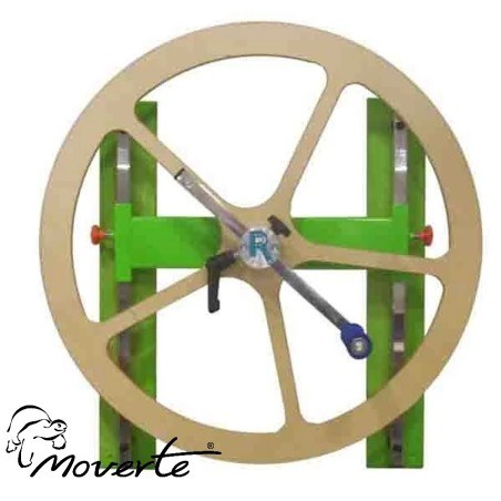 Rueda de hombro infantil con aro de madera