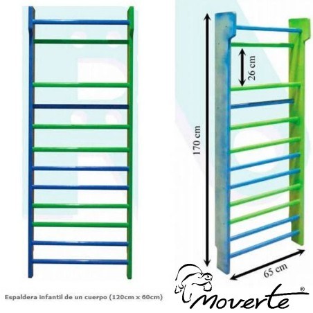 Espaldera infantil de un cuerpo