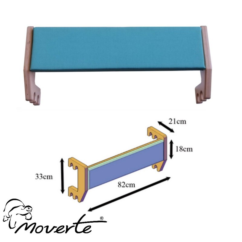 Soporte acolchado para espaldera