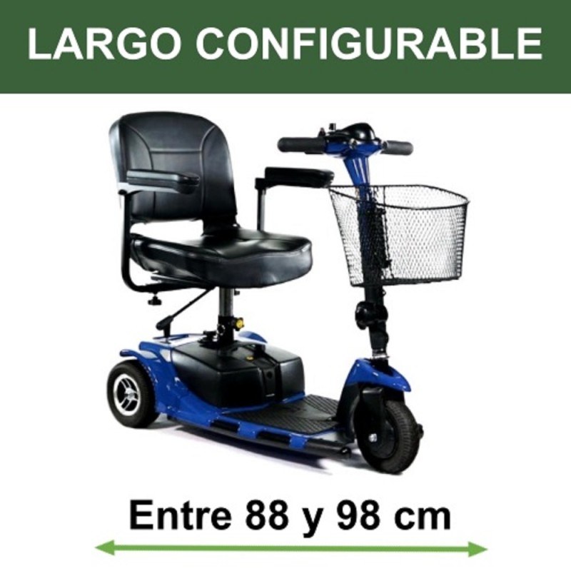 Scooter 3 ruedas medida configurable entre 88 y 98 cm