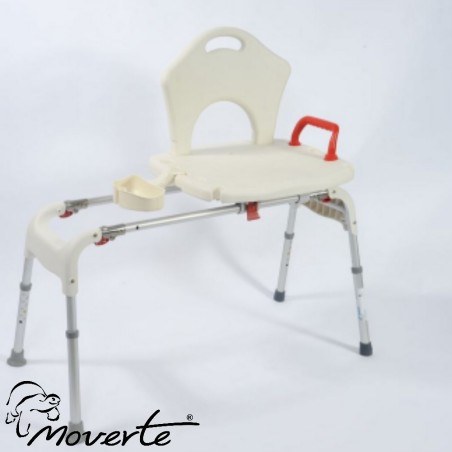 Banco de bañera con asiento deslizable