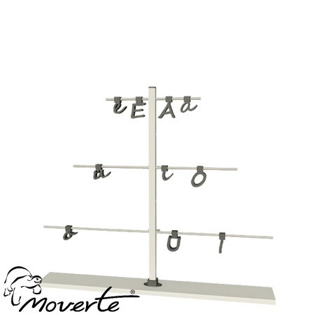 Conjunto de 10 vocales para el árbol de anillas horitonzal