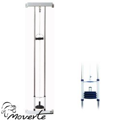 Polea de un cuerpo a pared