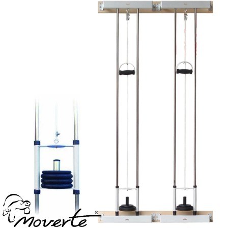 Polea de dos cuerpos a pared