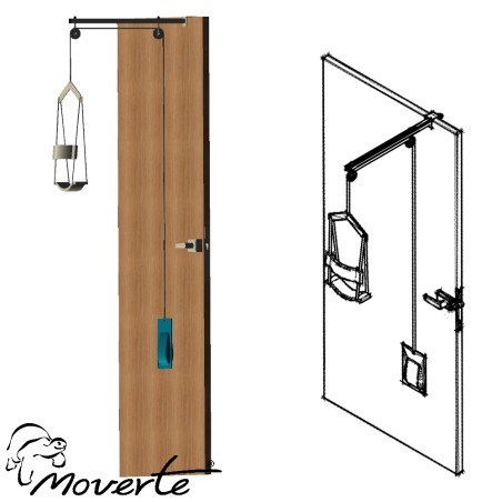 Tracción cervical para puerta ortopedia moverte