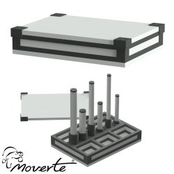 Árbol de Anillas Vertical para Terapia Ocupacional 1 - moverte 