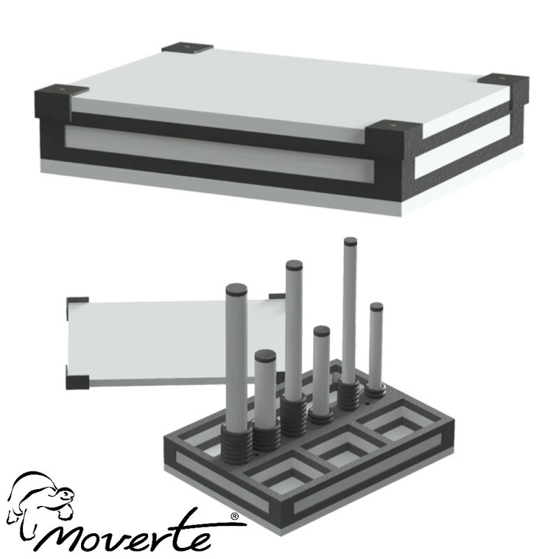 Árbol de Anillas Vertical para Terapia Ocupacional 1 - moverte 