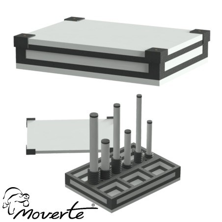 Árbol de Anillas Vertical para Terapia Ocupacional 1 - moverte 