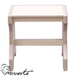 Taburete de madera para electroterapia y resonancia magnética