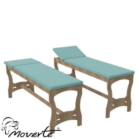 Camilla lisa de madera con cabezal articulado ortopedia online moverte