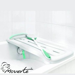 tabla bañera para personas sobrepeso y fácil instalación con ventosa