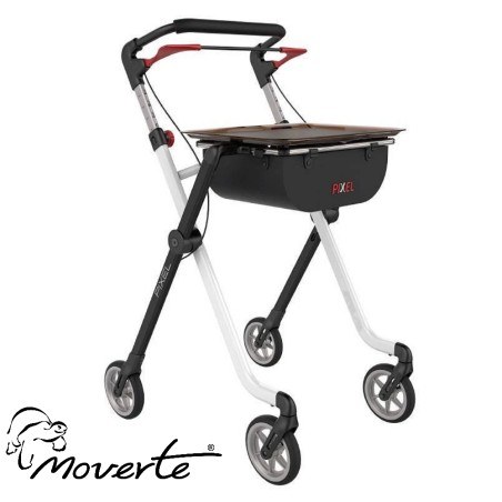 Rollator de aluminio de interior con bandeja
