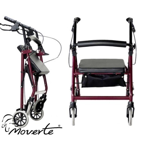 Rolator plegable de aluminio para personas con poca altura - Low