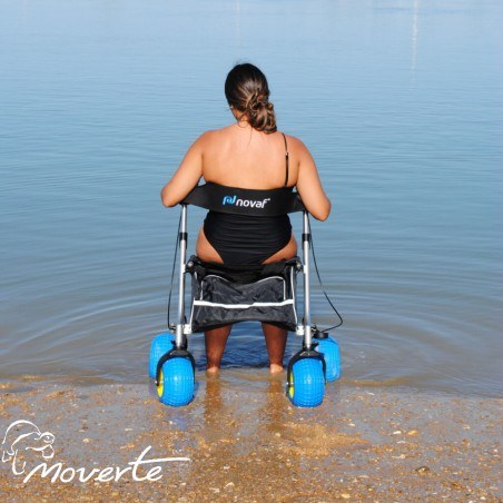 Andador de playa con ruedas grandes ortopedia moverte