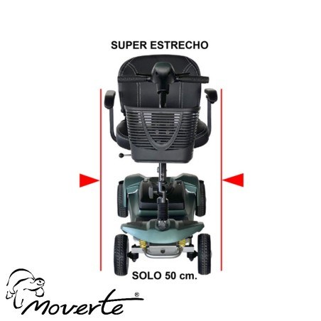 Scooter LUMA desmontable y estrecho baterías de Litio autonomía 40 Km.