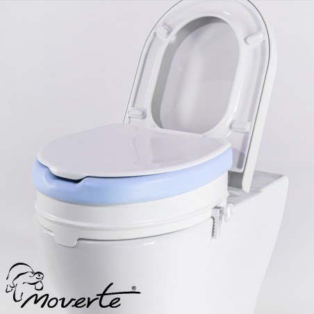 ASIENTO ELEVADOR WC 10 CM BLANDO CON TAPA