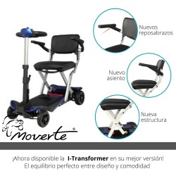 Nuevo Scooter Transformer Nova mejorado ortopedia moverte