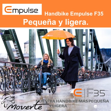 La Handbike más pequeña del mercado Empulse F35