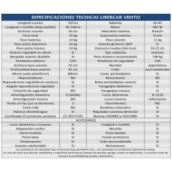 Scooter eléctrico Vento Medida configurable 9 - moverte 