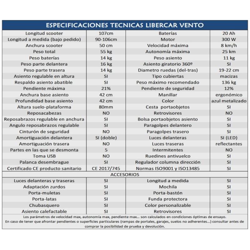 Scooter eléctrico Vento Medida configurable 9 - moverte 