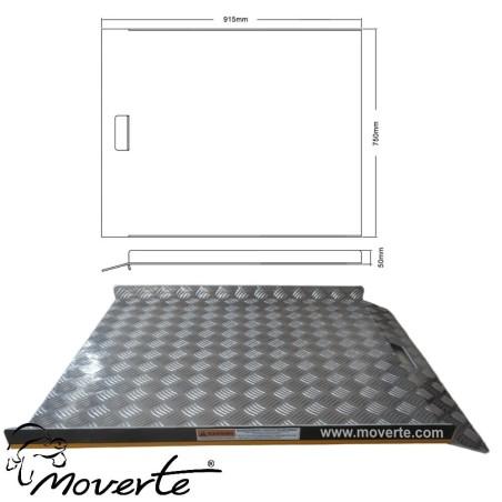 Medidas Rampa para bordillos y aceras: Largo 91,5 cm. Ancho 75 cm.