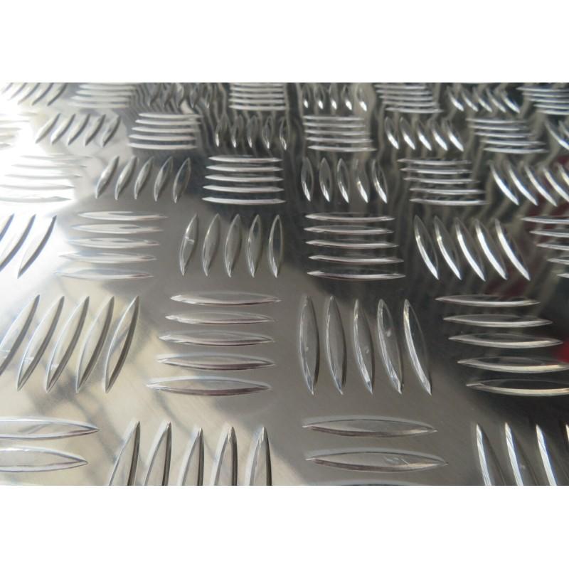 Superficie antideslizante rampa de aluminio anodizado