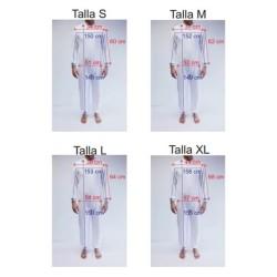 medidas pijama largo para pacientes con demencia y apto para residencias con  protocolo no sujeciones