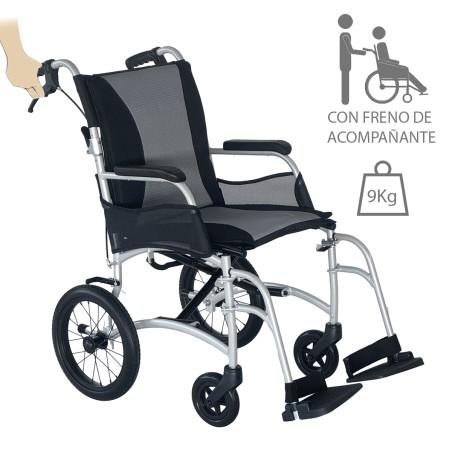 Silla de Ruedas Ergo Transit Plegable y de aluminio ultraligero
